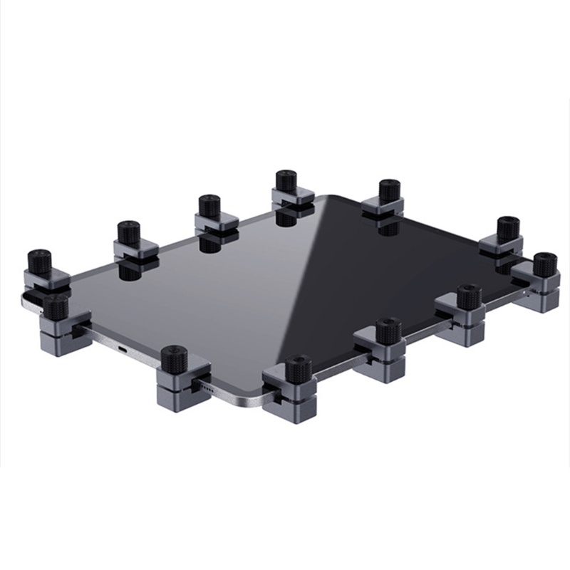Set 4 Kẹp Kim Loại Cố Định Màn Hình LCD / Điện Thoại / Máy Tính Bảng
