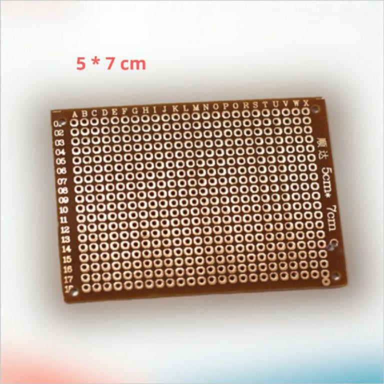 (LKNH) 5 chiếc Bo mạch/ Bảng Mạch Đục Lỗ Sẵn PCB Nâu nhiều kích thước Loại Tốt