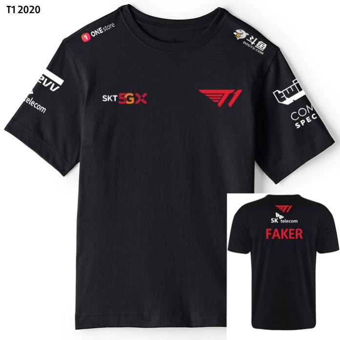 SIÊU HÓT 🔥HOT🔥 Mẫu áo thun team game SKT T1 2020 cực ngầu mẫu mới cực chất / co size trẻ em