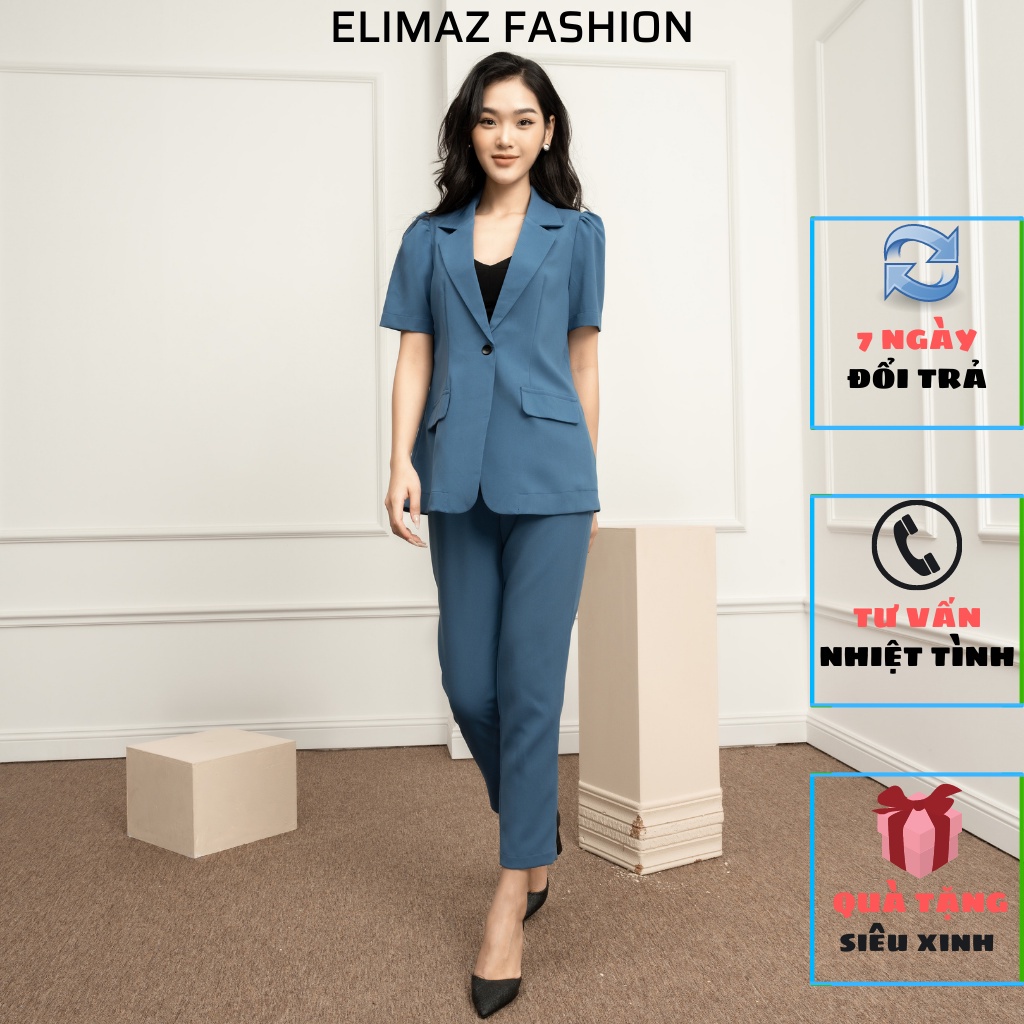 Quần tây âu nữ công sở Elimaz baggy khóa sườn mới EQ21.034 - Hàng mới về