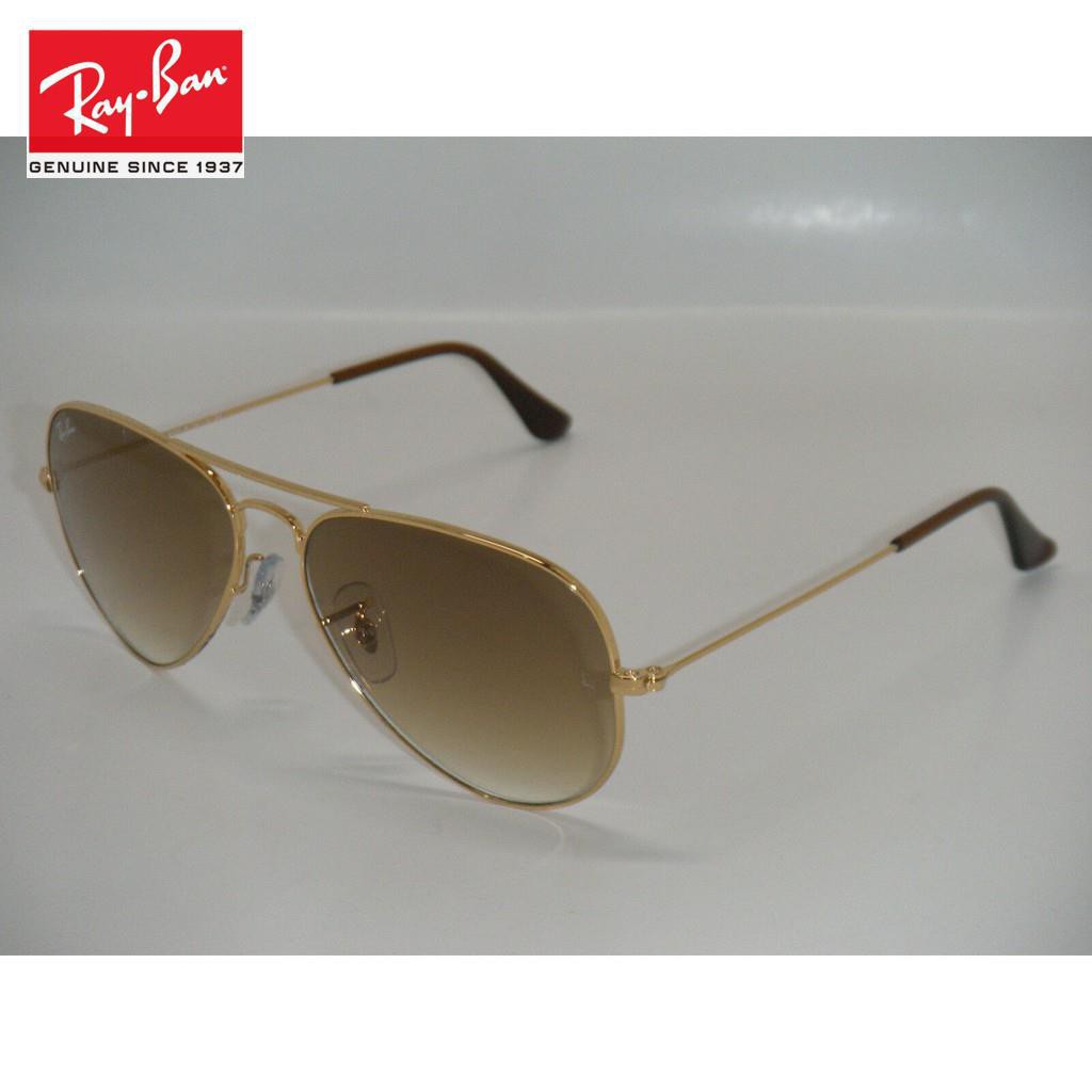 Kính Râm Ray Ban 3025 Aviator Rb 3025 001 / 51 55mm Gọng Vàng 55mm