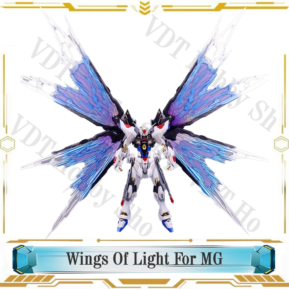 Bộ effect Wing Of Light cho mô hình gunpla MG Strike Freedom ver.mb