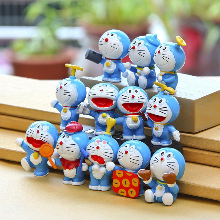 Bộ 12 mô hình Doraemon dễ thương dành cho bé
