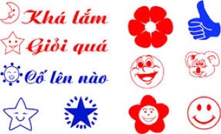 Dấu cô khen -con cần cố gắng