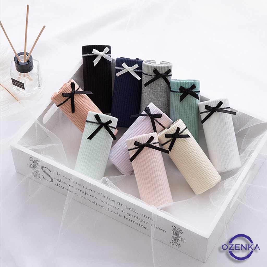 [ Mã 12FASHIONSALE1 giảm 10K đơn 50K ] [ CHỌN MÀU Quần lót nữ cotton len tăm dễ thương size M L NUTA 073 | BigBuy360 - bigbuy360.vn