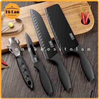 Bộ dao buck 5 món đa năng thép hợp kim không gỉ cao cấp