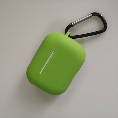 Vỏ Bảo Vệ Hộp Sạc Tai Nghe AirPods Pro 3 2 1 Chất Liệu TPU Mềm Nhám Chống Sốc Có Móc Treo