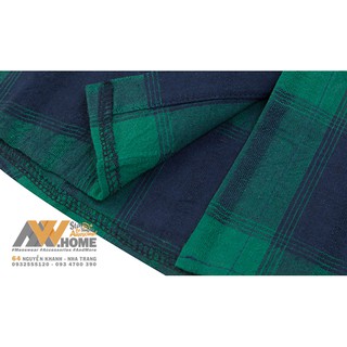 Áo Graphic Flannel - Xanh - Big Size