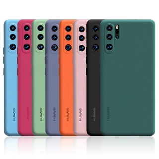 Casing Official Original Silicone Full Protection Soft Camera Protection Case Huawei P30 Pro Nova 4E 3i P30 Lite Cover