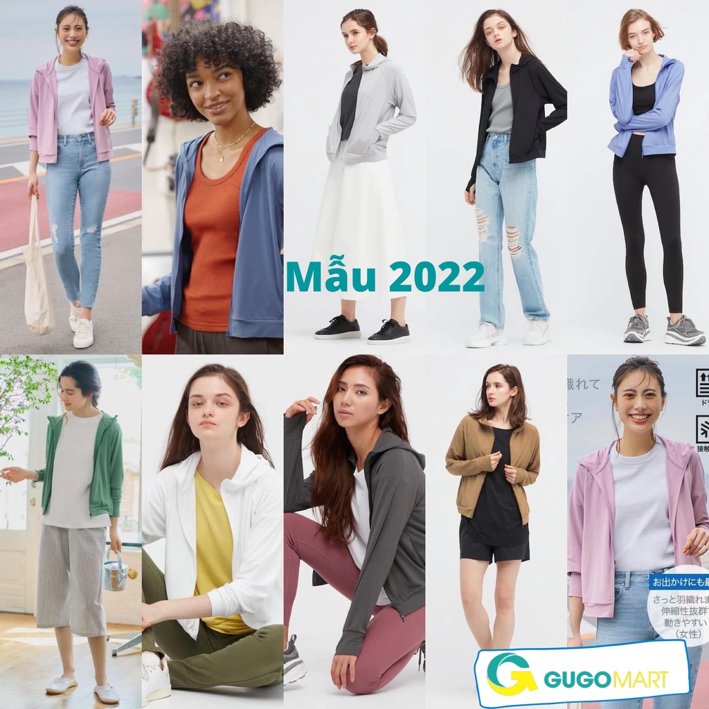 Áo chống nắng chống tia UV U.NIQLO Nhật Bản, mẫu mới 2022