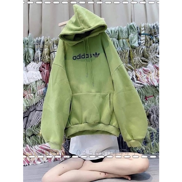 Áo hoodie Adid mũ 2 lớp TH6