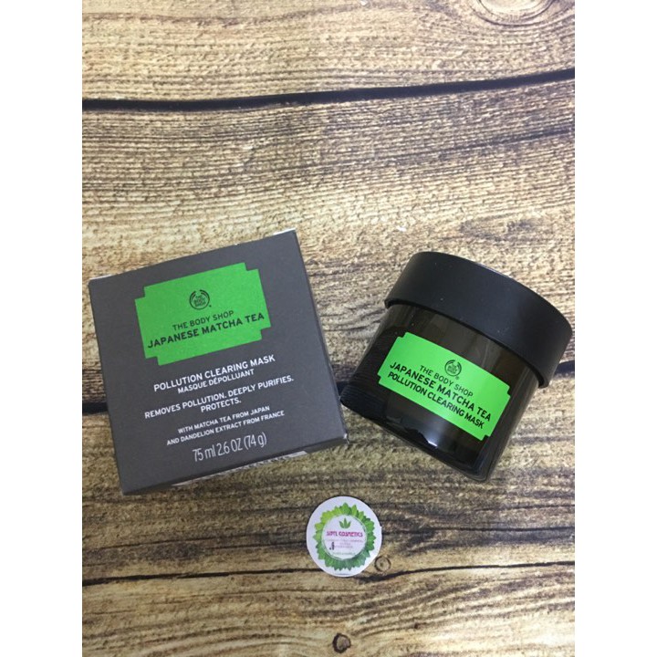 Mặt nạ The Body Shop Japanese Matcha Tea Pollution Clearing Mask.