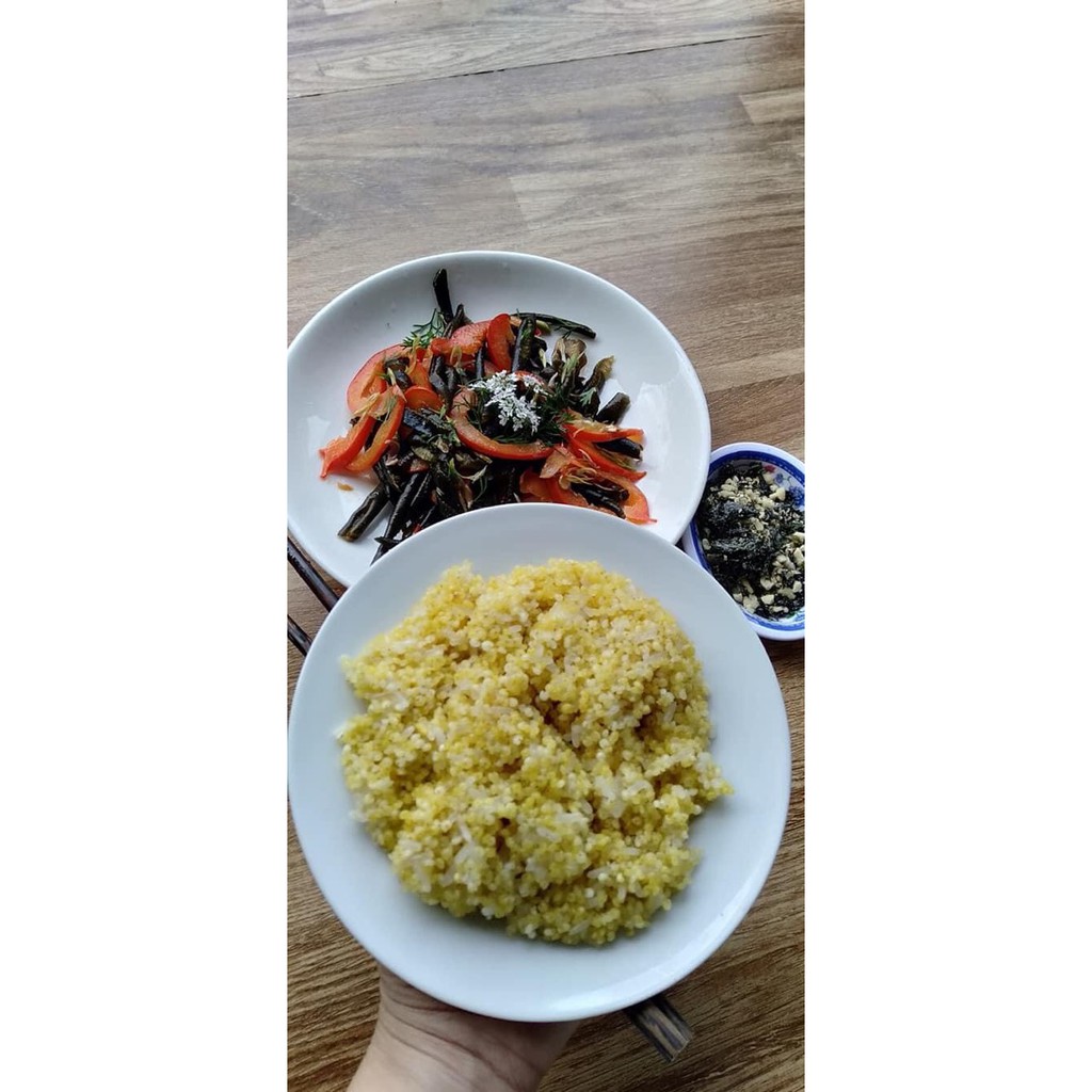 Hạt kê Vàng Đã Tách Vỏ Quảng Bình, dùng nấu sữa- cơm-cháo