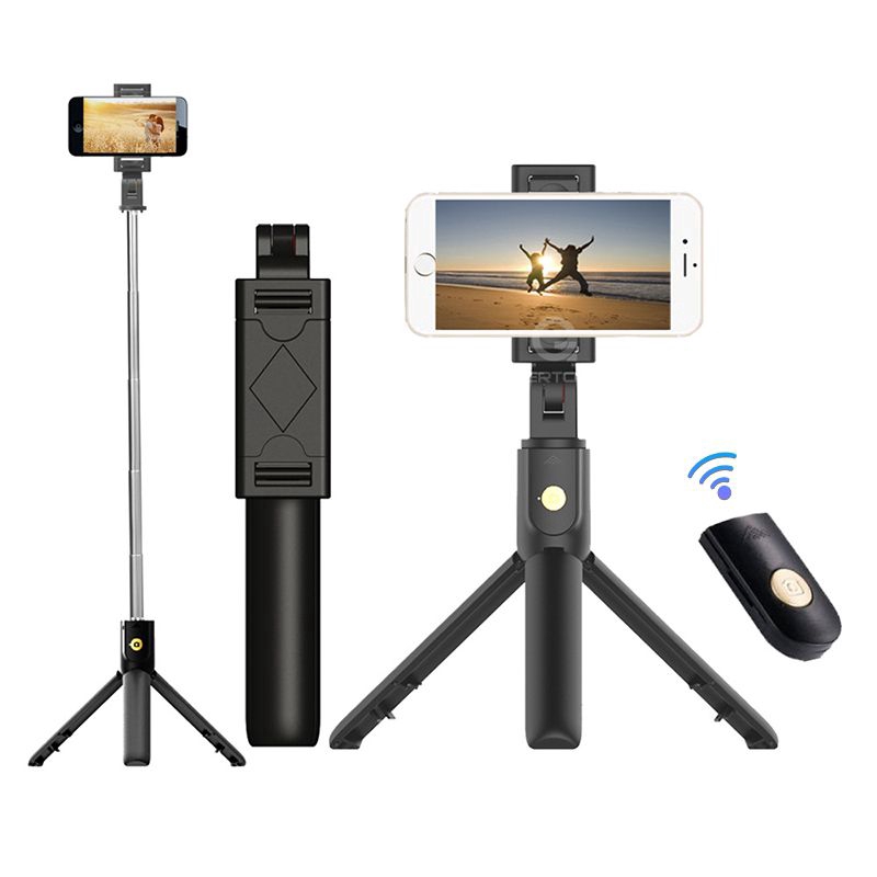 Gậy chụp ảnh selfie K07 hỗ trợ kết nối bluetooth không dây dành cho điện thoại | BigBuy360 - bigbuy360.vn