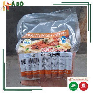 [Giao Hà Nội] Xúc xích phô mai steffi hun khói 250 gram siêu ngon - mã số: XX002(1)