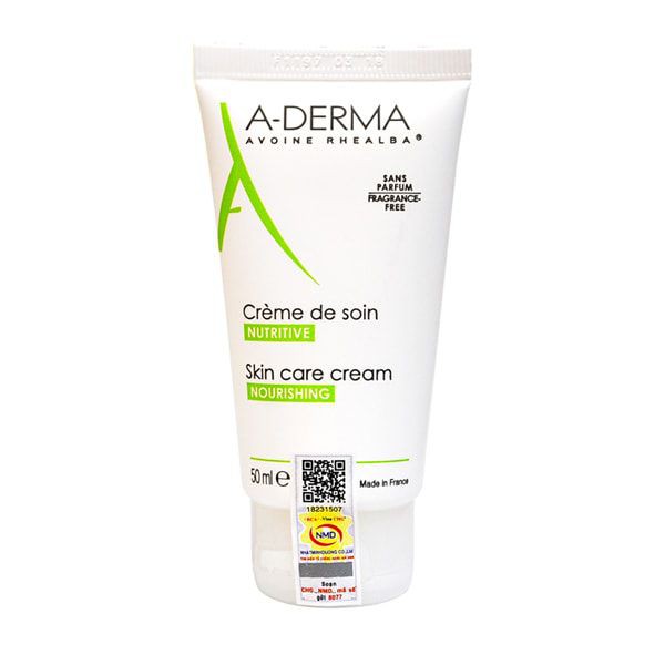 A-DERMA Skin Care Cream 50ml Kem dưỡng ẩm cho da nhạy cảm