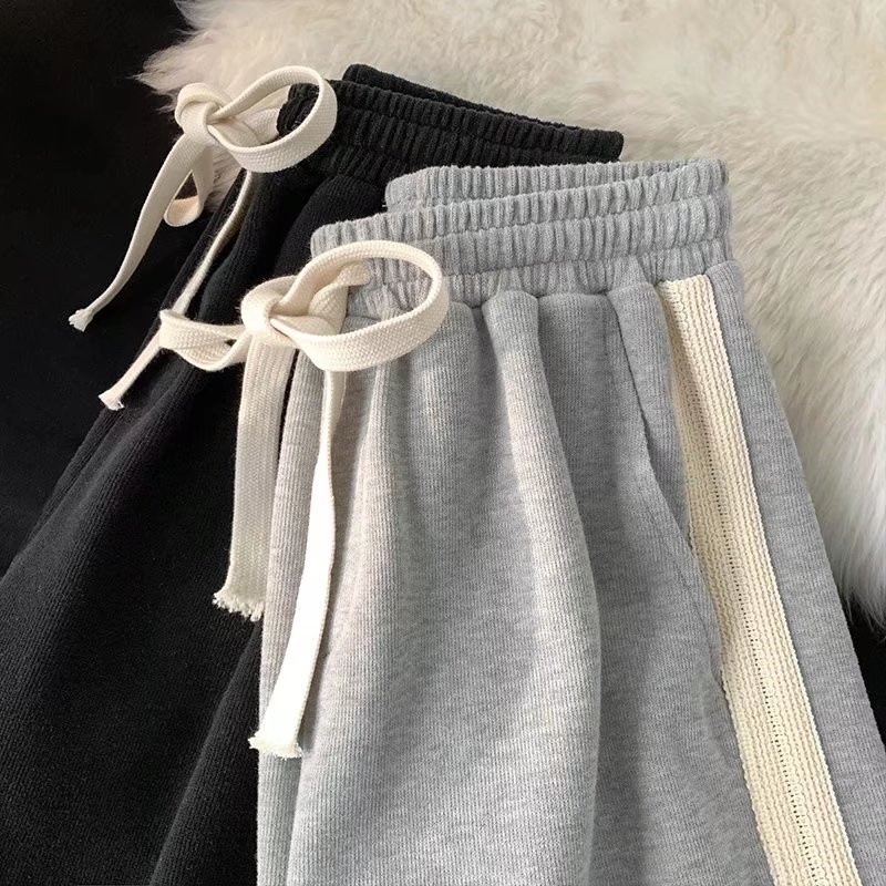 Quần Short Thể Thao Dáng Rộng Viền Sọc Bên Hông Phong Cách Hip Hop Đường Phố Hàn Quốc Cho Nam Cỡ M-3XL