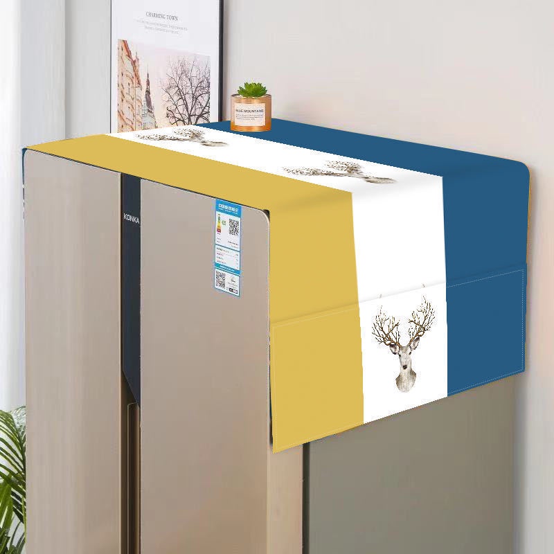 Tấm Vải Che Phủ Lò Vi Sóng / Tủ Lạnh / Máy Giặt Chống Bụi Chống Nắng Hai Cửa