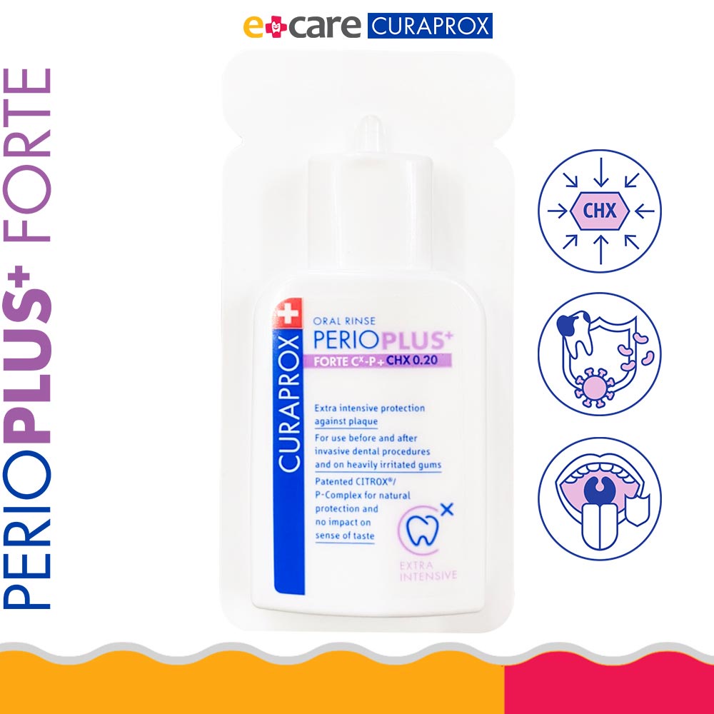 Nước súc miệng Curaprox Perio Plus Forte CHX 0.20% 10ml