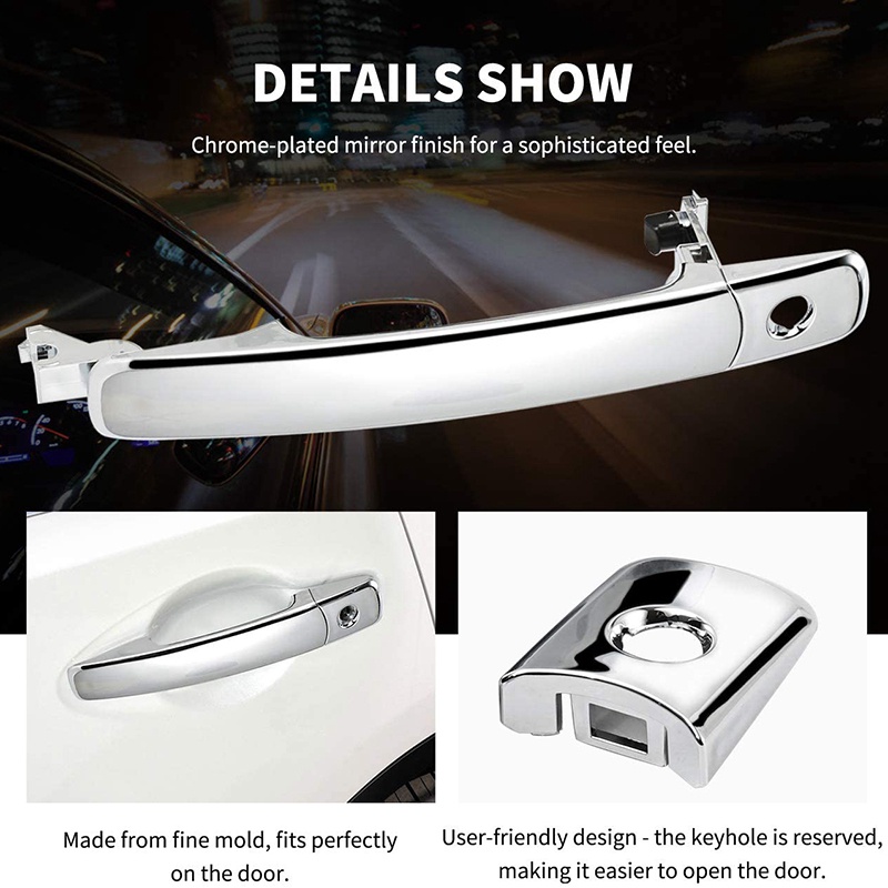 Tay Nắm Cửa Bên Trái Cho Infiniti FX35 FX45 Nissan Murano Rogue 82646-CA000 80640-CA012