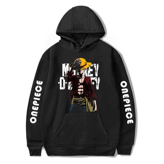 Set Áo Q Hoodie Luffy -  One Piece Mũ Rơm
