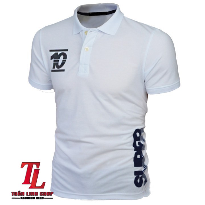 ÁO THUN NAM CAO CẤP CỔ BẺ SỐ 10 | BigBuy360 - bigbuy360.vn
