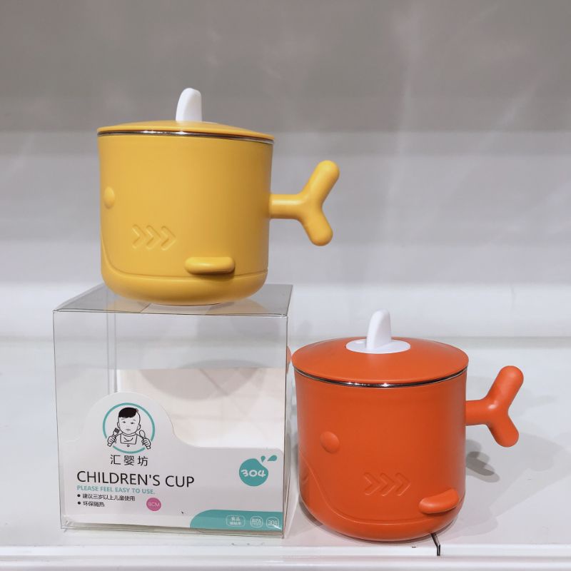 Bát ăn dặm inox giữ nhiệt, chống đổ cho bé