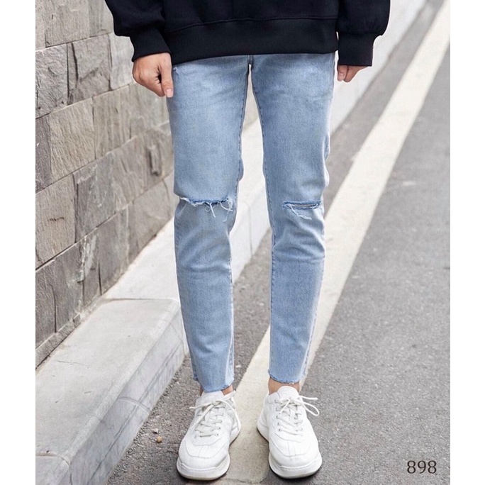 [ Xả Kho FREESHIP ] Quần Jean Skinny Nam Chất Bò Cao Cấp , Trẻ Trung Năng Động From Dáng Chuẩn mã 898