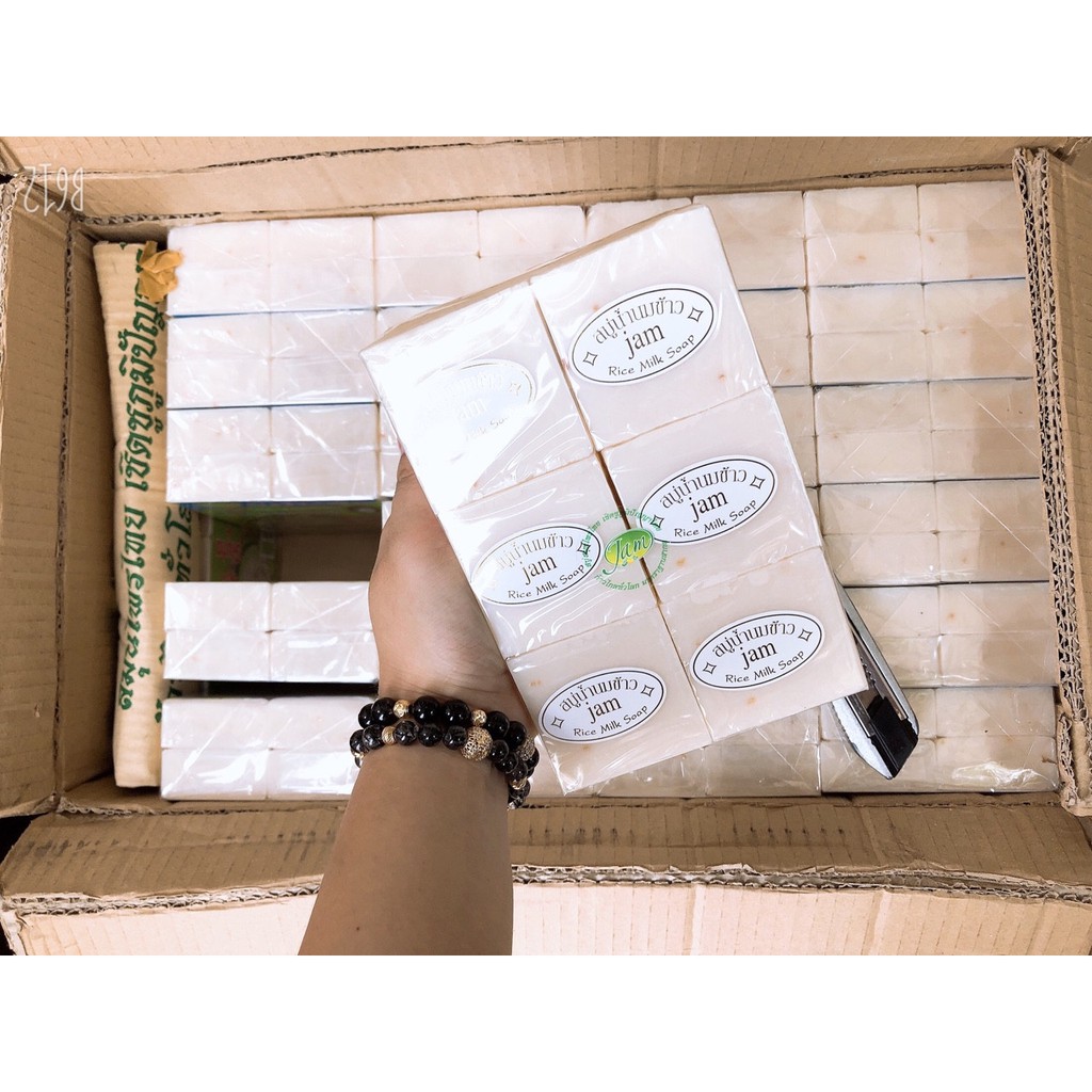 Xà Phòng Cám Gạo Jam Rice Milk Soap Thái Lan | BigBuy360 - bigbuy360.vn