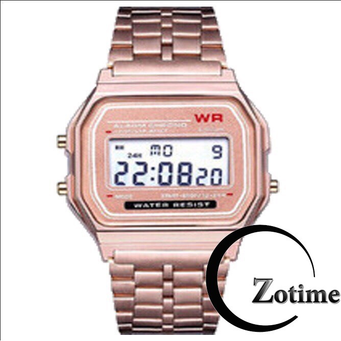 Đồng hồ nam nữ WR unisex dây hơp kim hồng cực đẹp ZO51