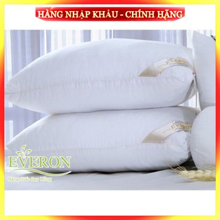 Set 2 ruột gối Everon 100% cotton, ruột bông êm ái, đàn hồi cao