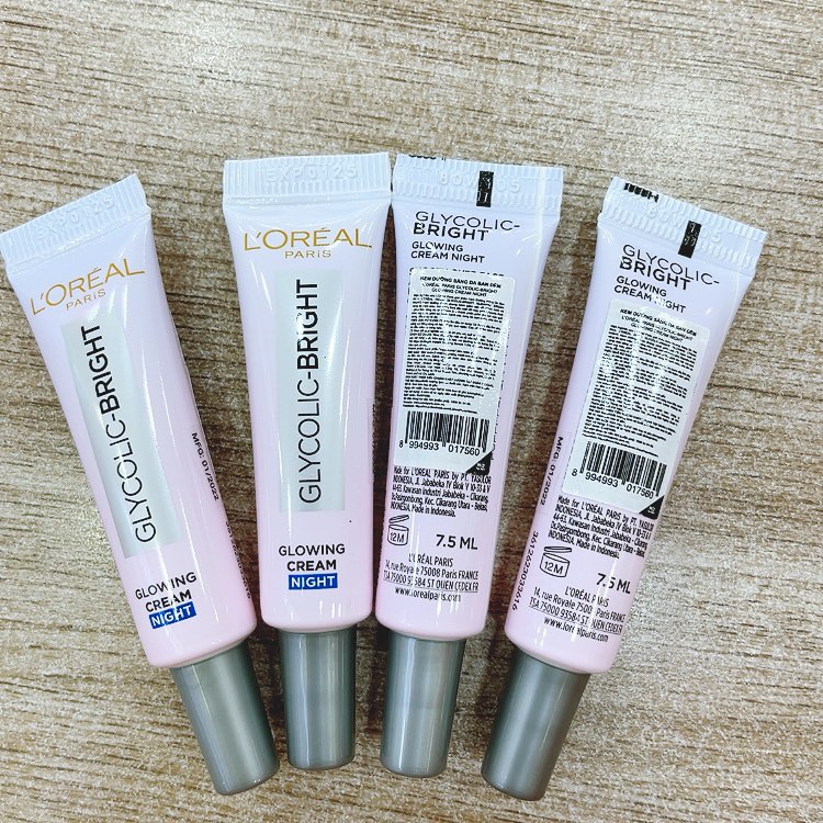 Kem Dưỡng Sáng Da L'Oreal Paris Glycolic  Mờ Thâm Nám Tàn Nhang Ban Đêm 7.5ml