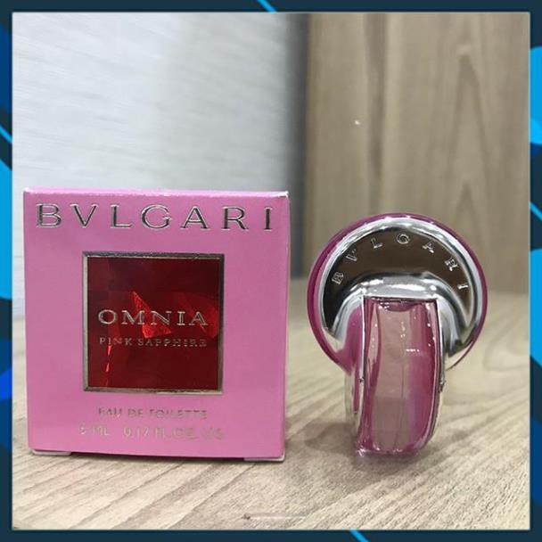 Nước hoa nữ Bvlgari Omnia Pink Sapphire mini 5ml