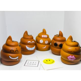 Móc khóa hình cục shit cao su