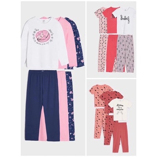 Set 3 bộ dài tay hình con vật cho bé gái