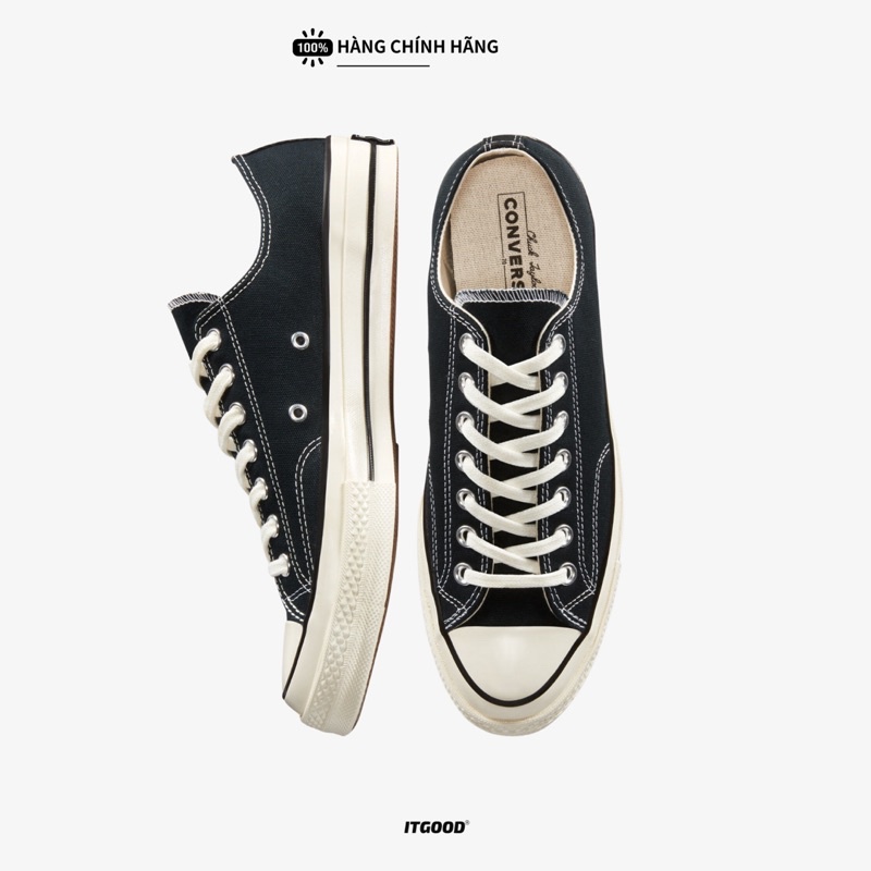 Giày Converse Chuck Taylor 1970's Black Cổ thấp  162058C