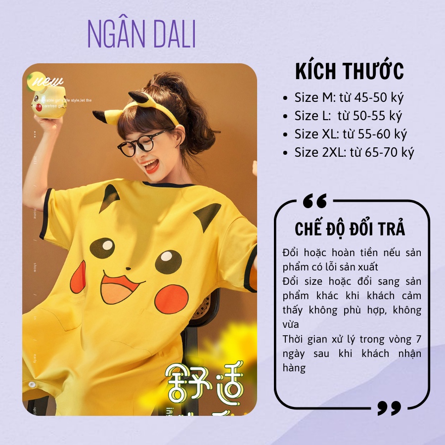 Đồ ngủ nữ đẹp, đồ mặc nhà xinh trẻ trung đáng yêu dễ thương mẫu mới nhất năm 2022- Form có tay cute hoạt hình hot tiktok | BigBuy360 - bigbuy360.vn