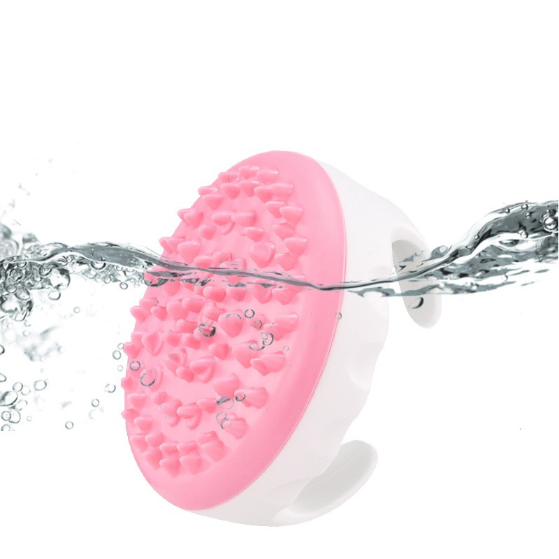 2 Pcs Handheld Bath Brush Cellulite Massager and Remover Brush Electric Body Slimming Massage Brush(Green & Pink)