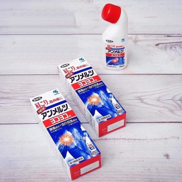 DẦU NÓNG XOA BÓP TRỊ ĐAU NHỨC YOKOYOKO NHẬT BẢN 80ml