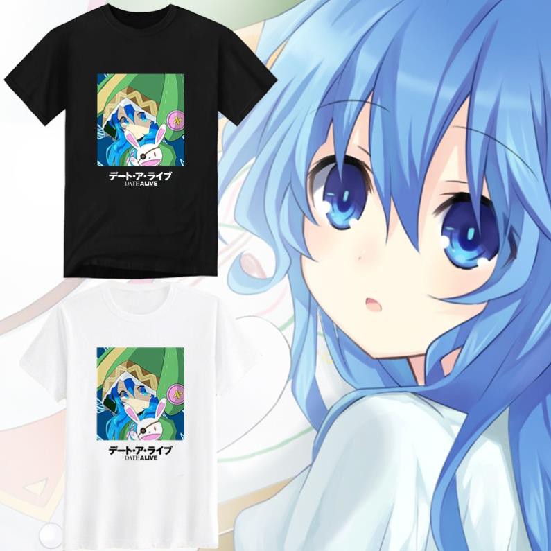 🔥XẢ LỖ🔥 Áo thun Date A Live Yoshino (Black) màu đen cực ngầu