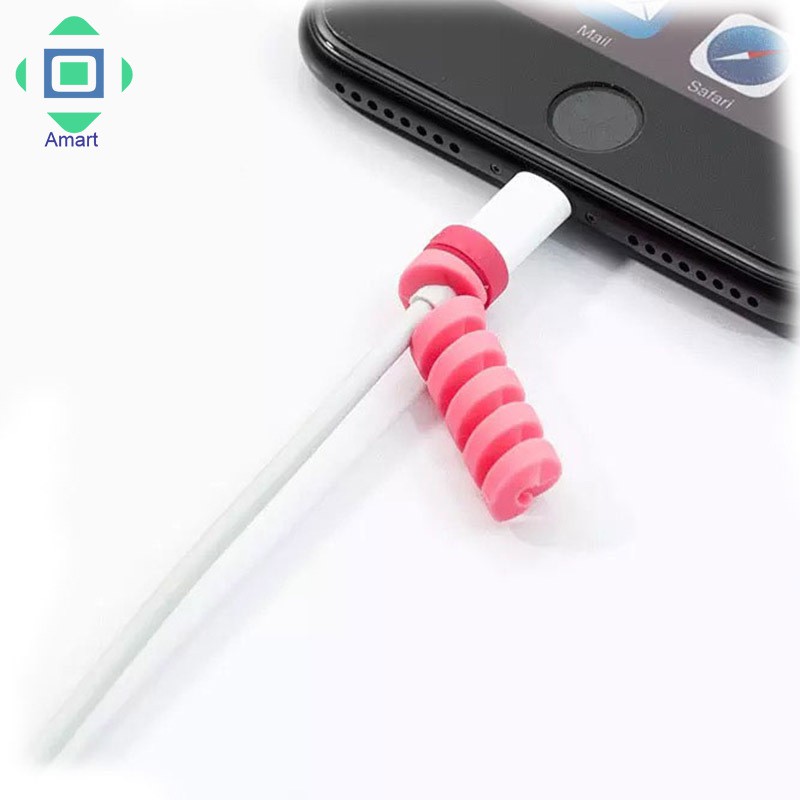 Set 4 Phụ Kiện Bảo Vệ Dây Cáp Sạc Usb Tiện Lợi