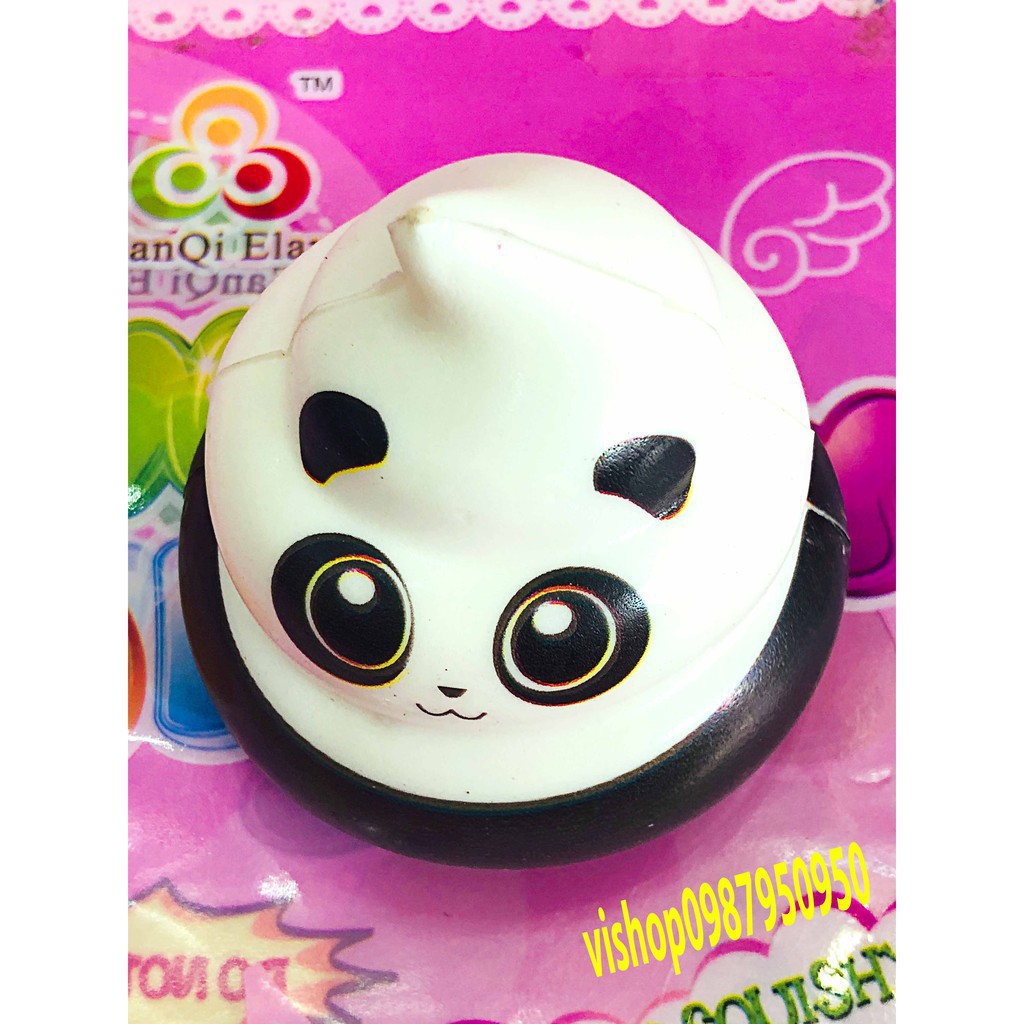 SQUISHY SHIT 2 MẮT GẤU TRÚC (thaolinh950)