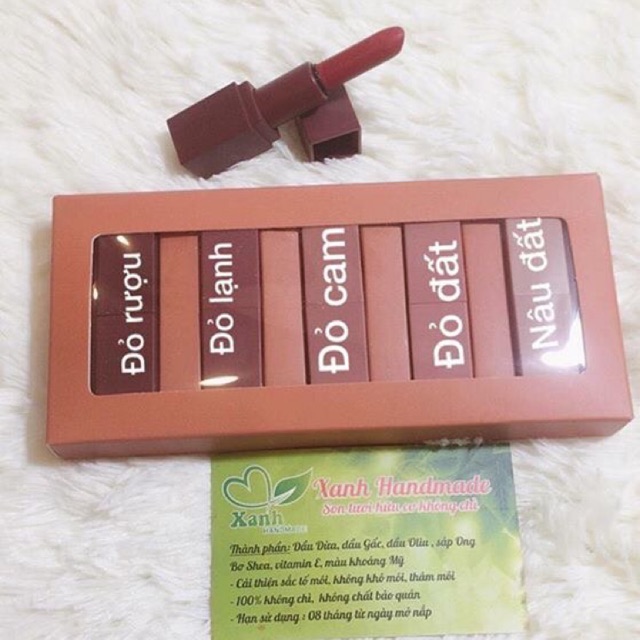Bộ kid son Organic store Handmade