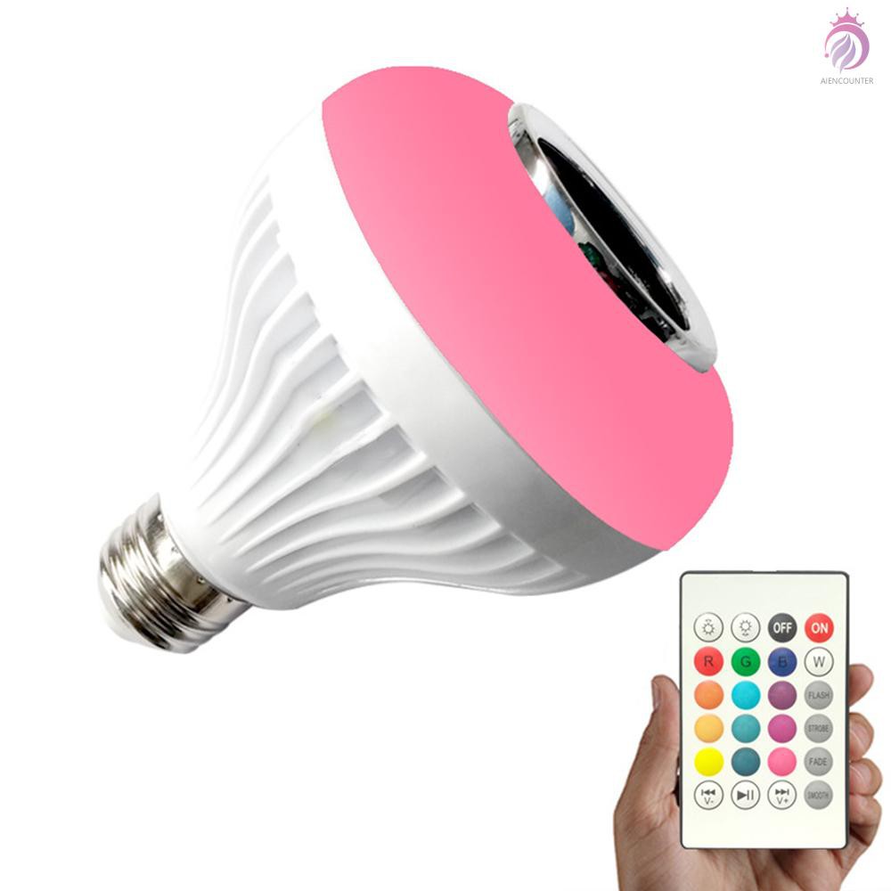 Bóng Đèn Led Đổi Màu Có Loa Bt E27 Điều Khiển Từ Xa