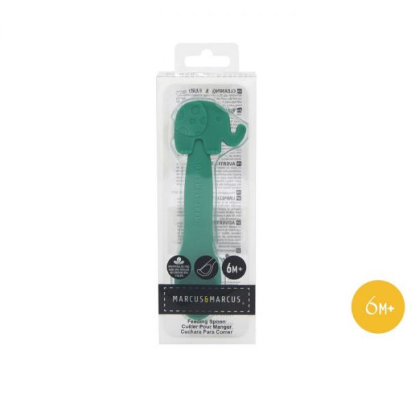 Thìa ăn dặm silicon cao cấp Marcus & Marcus chính hãng an toàn cho bé từ 6 tháng - Marcus - Liin Shop