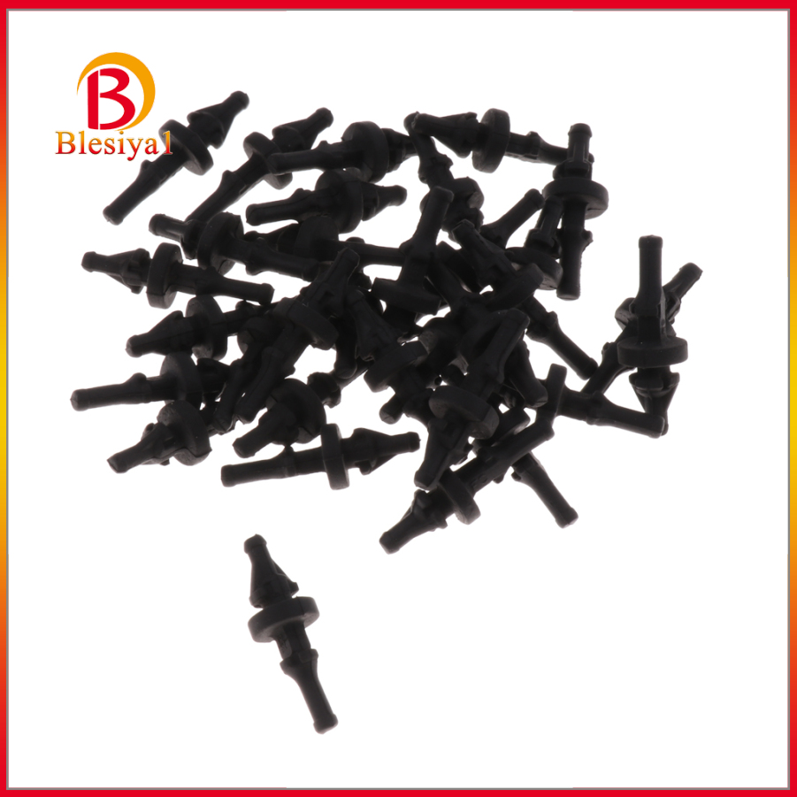 [BLESIYA1]32PCS Black Fan Mounting Screws Rivets Silicone Rubber for PC Computer