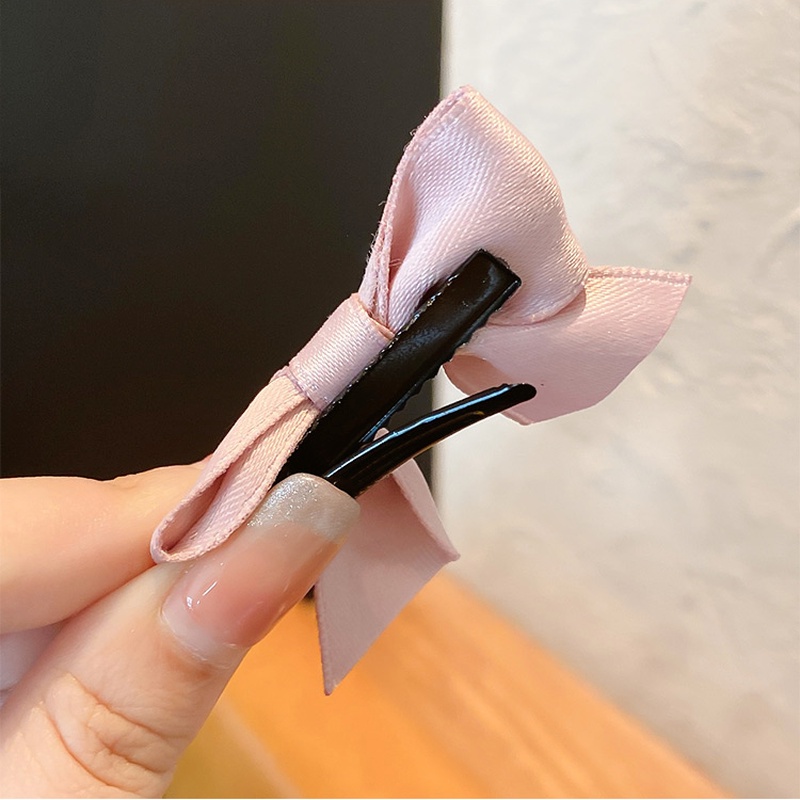 Set 2 kẹp tóc hình nơ nhỏ phong cách Hàn Quốc