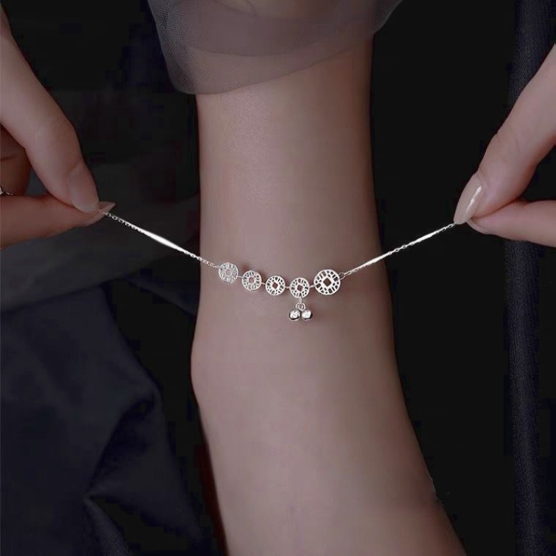 Mặt dây chuyền Vòng chân cổ điển Phong cách cổ điển Thời trang cao cấp Vòng chân mới