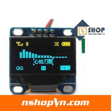 Màn hình Oled 0.96 inch giao tiếp I2C 2 màu