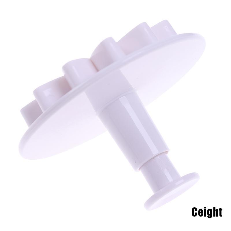 Khuôn Nhựa Nhấn Kẹo Đường Hình Bông Hoa Trang Trí Bánh Kem